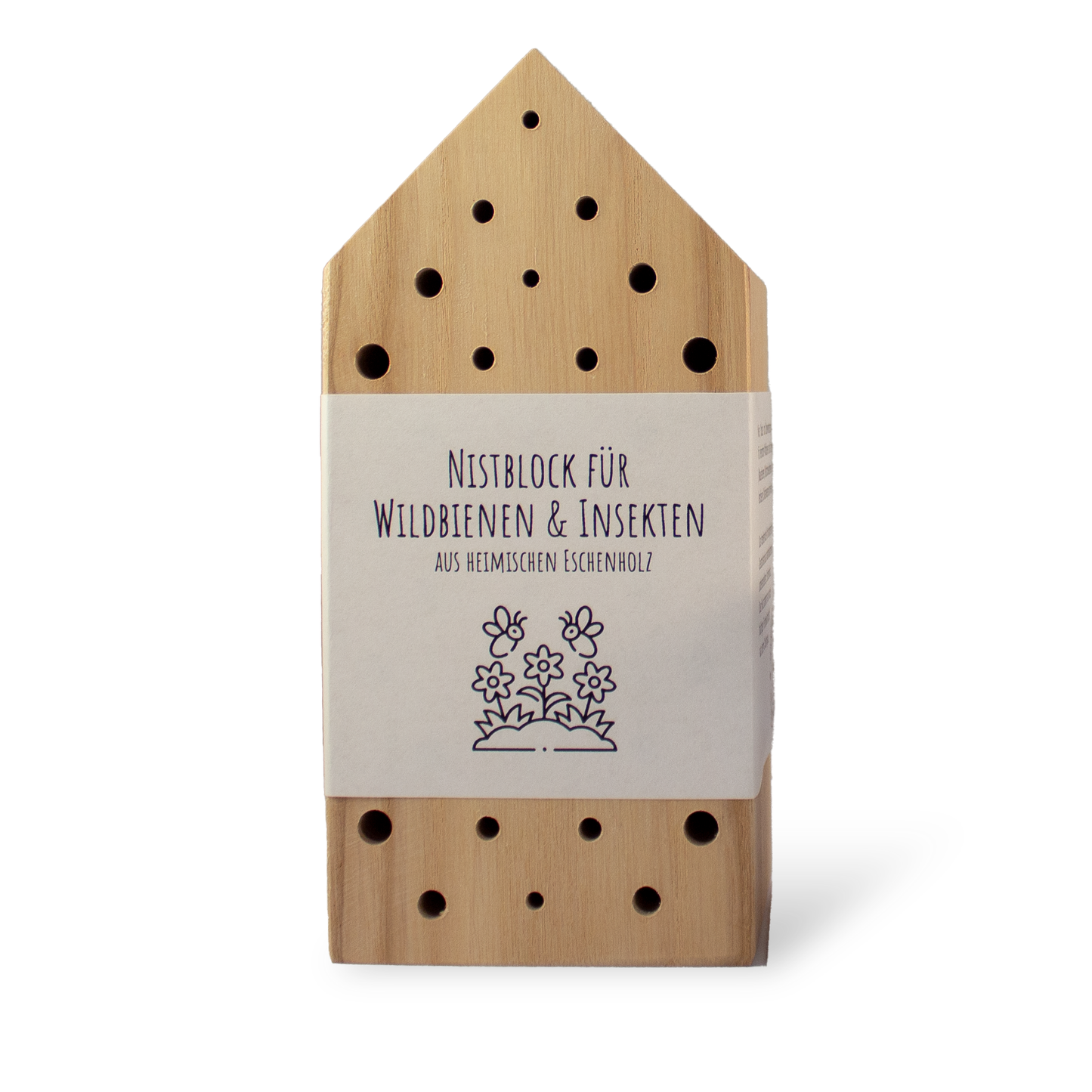 Nistblock für Wildbienen