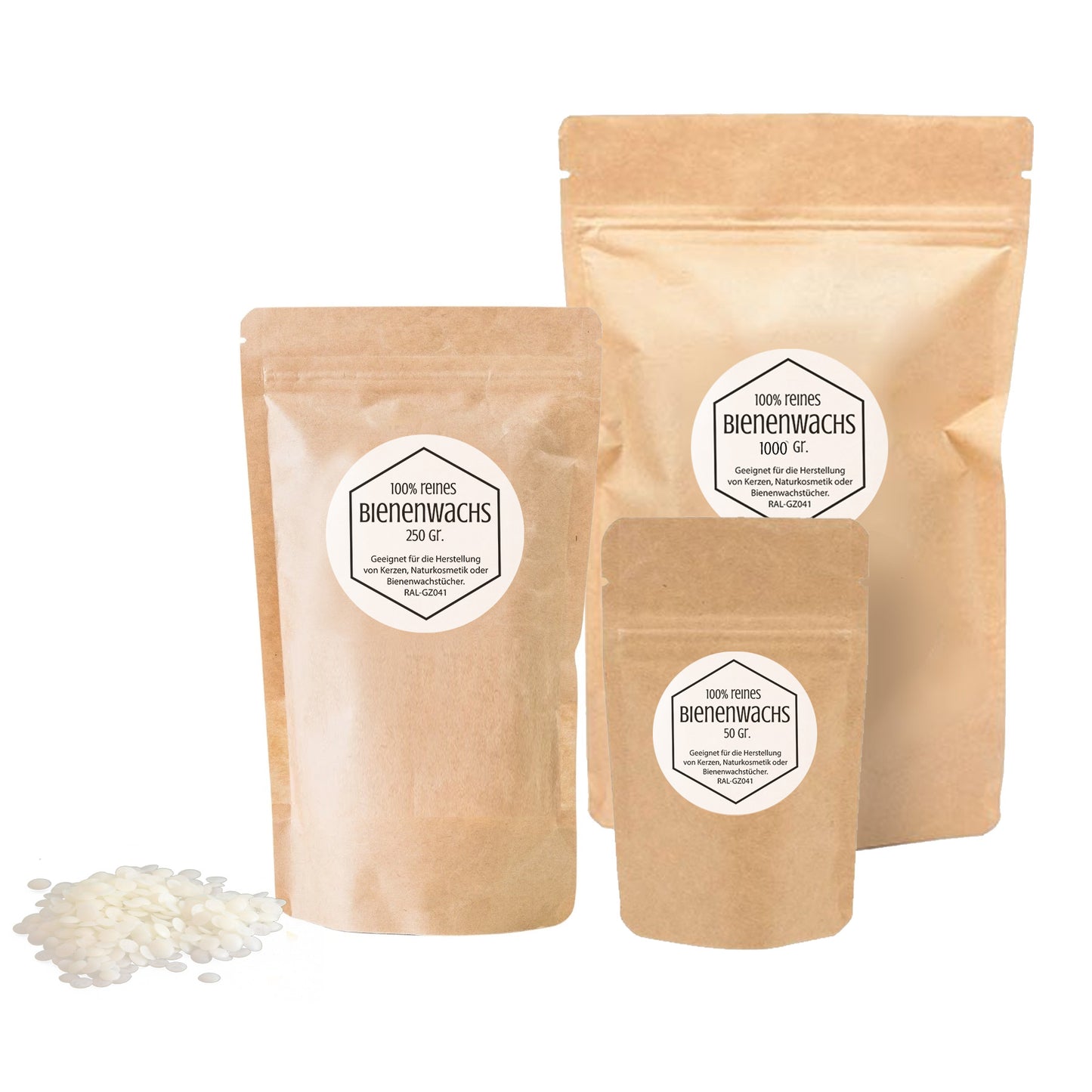 100% reines Bienenwachs - (pharmazeutisch)